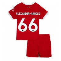 Camiseta Liverpool Alexander-Arnold #66 Primera Equipación para niños 2023-24 manga corta (+ pantalones cortos)